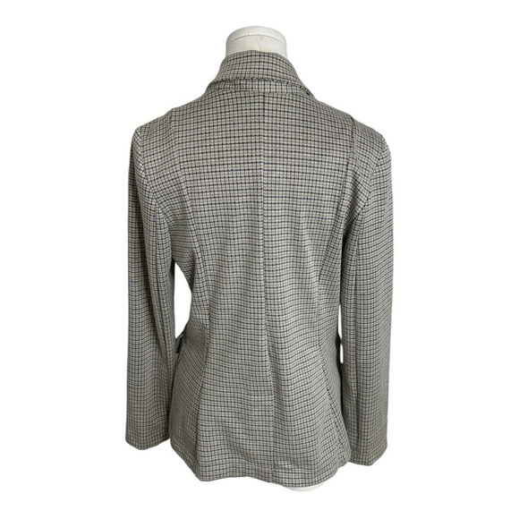 MAEVE Anthropologie Collegiate Knit Blazer Jacket Houndstooth Size S Work Casual - Picture 8 of 11